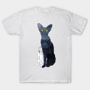 woman with space cat T-Shirt